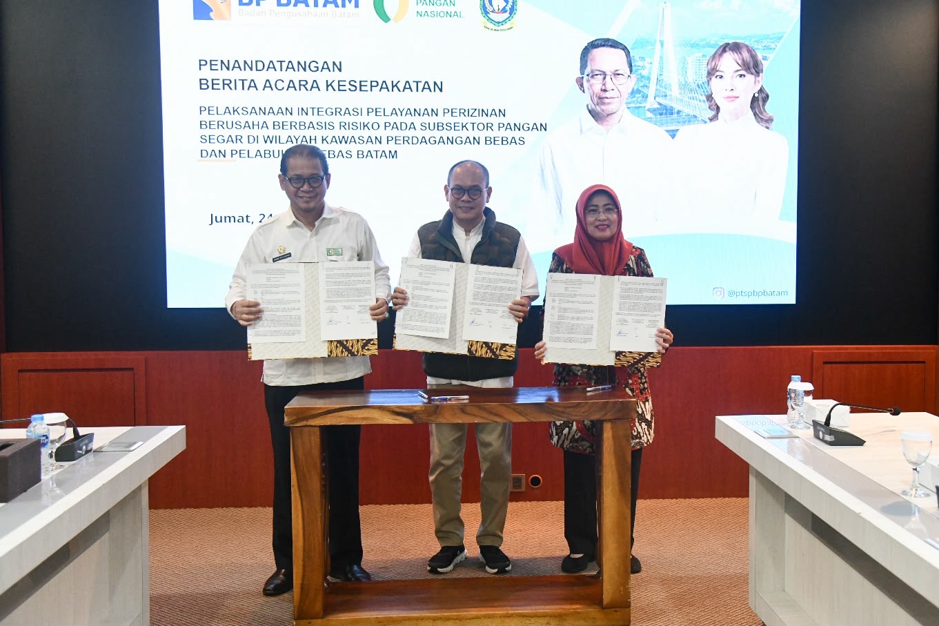 Pemprov Kepri Dukung Integrasi Perizinan Pangan Segar untuk Percepat Pelayanan Berusaha