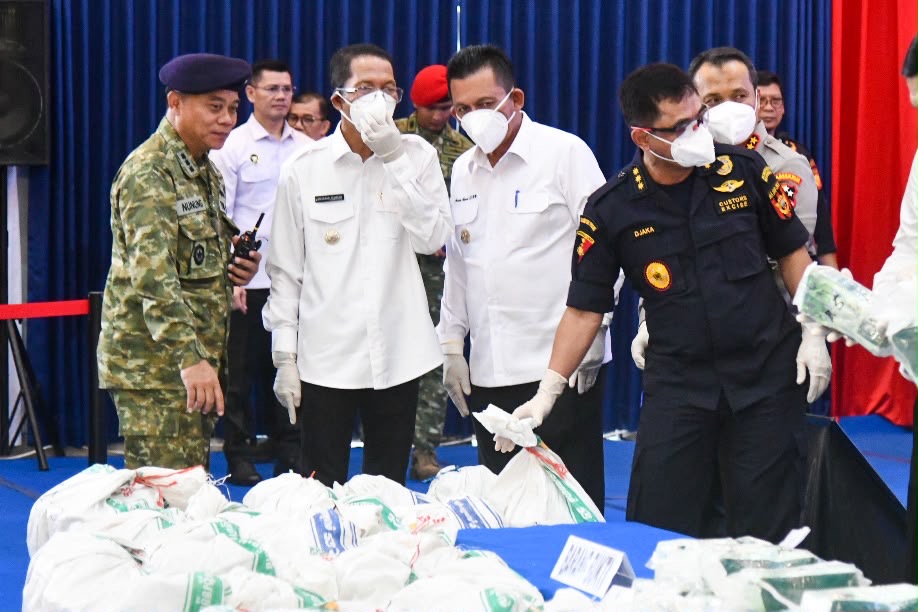 Gubernur Kepri Apresiasi Sinergi Aparat Ungkap 1,3 Ton Ketamine di Perairan Bintan