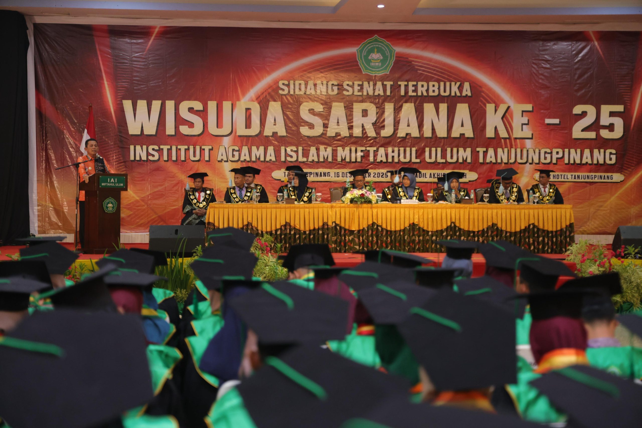 Kaban Kesbangpol Kepri Ucapan Selamat kepada Wisudawan Institut Agama islam (IAI) Miftahul "Ulum Tanjungpinang