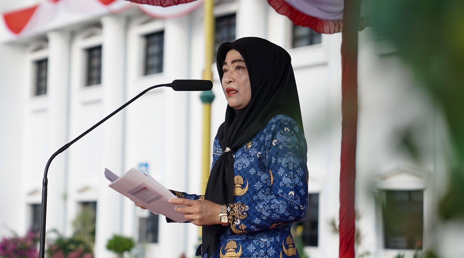 Sekda Misni Pimpin Upacara HUT ke-81 RI di Lingkungan Pemprov Kepri