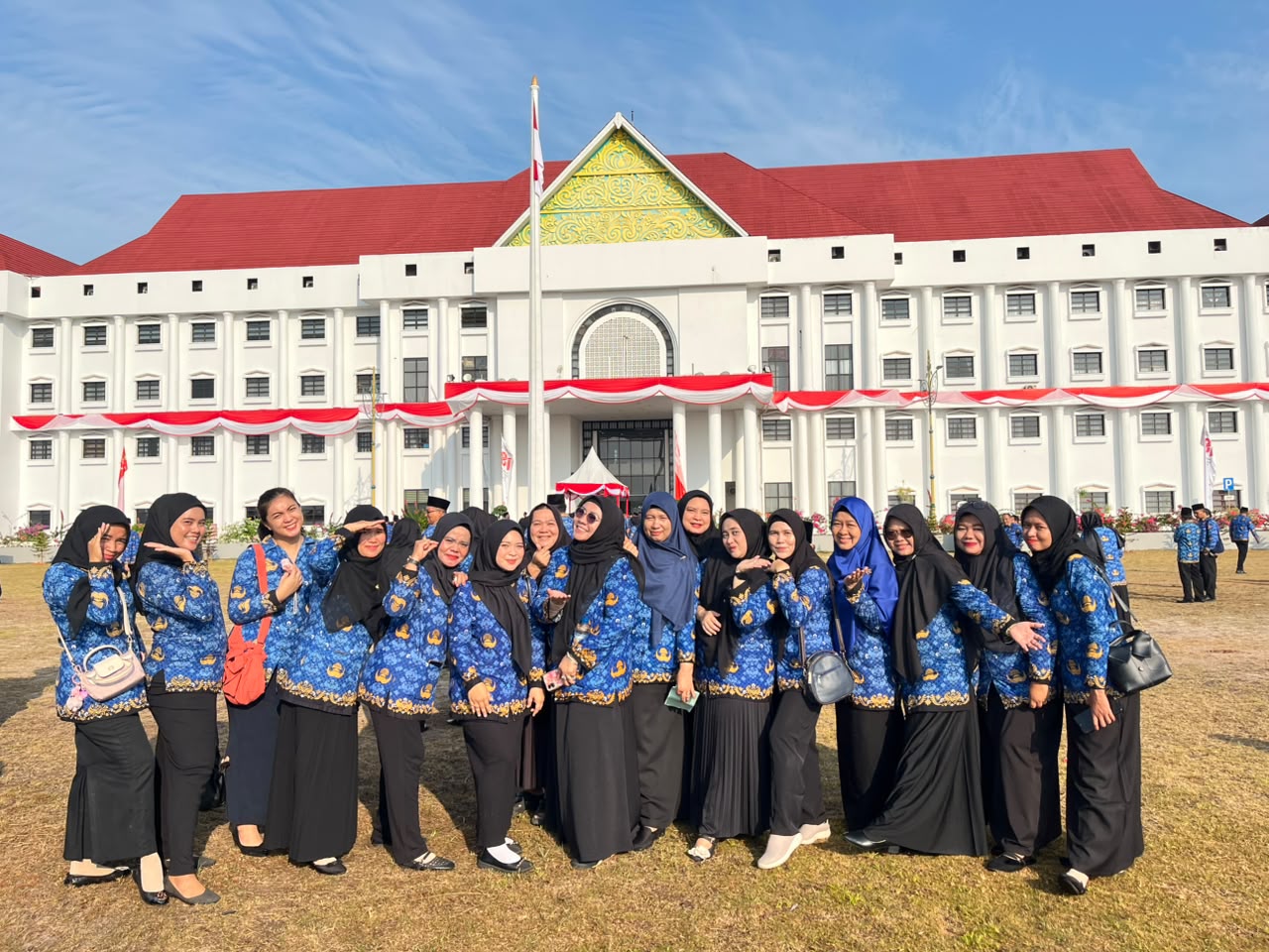 Upacara memperingati Hari Ulang Tahun RI Ke - 81, 