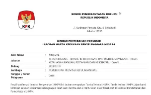 BUKTI LAPOR LHKPN 2025 MURIZAL