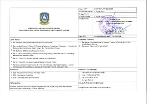 SOP Standar Maklumat Pelayanan