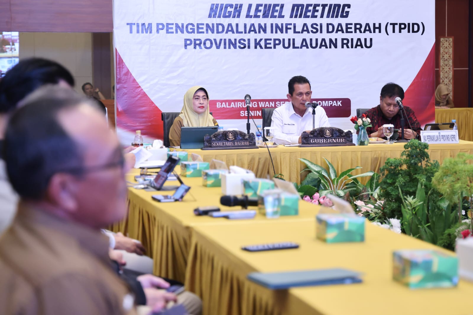 Gubernur Ansar Pimpin High Level Meeting TPID, Perkuat Sinergi Jaga Stabilitas Inflasi di Kepri