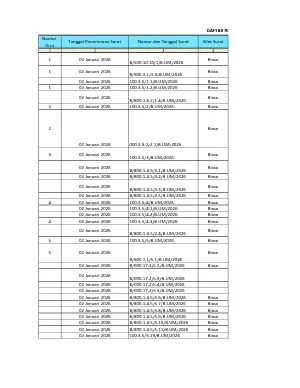 SURAT KELUAR BIRO UMUM TAHUN 2026