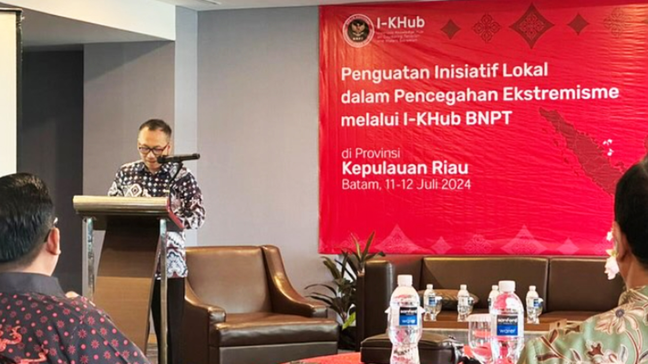 Bakesbangpol Kepri Mengikuti Kegiatan Penguatan Inisiatif Lokal Dalam Pencegahan Ekstremisme Melalui I-KHuB yang Dilaksanakan Oleh BNPT