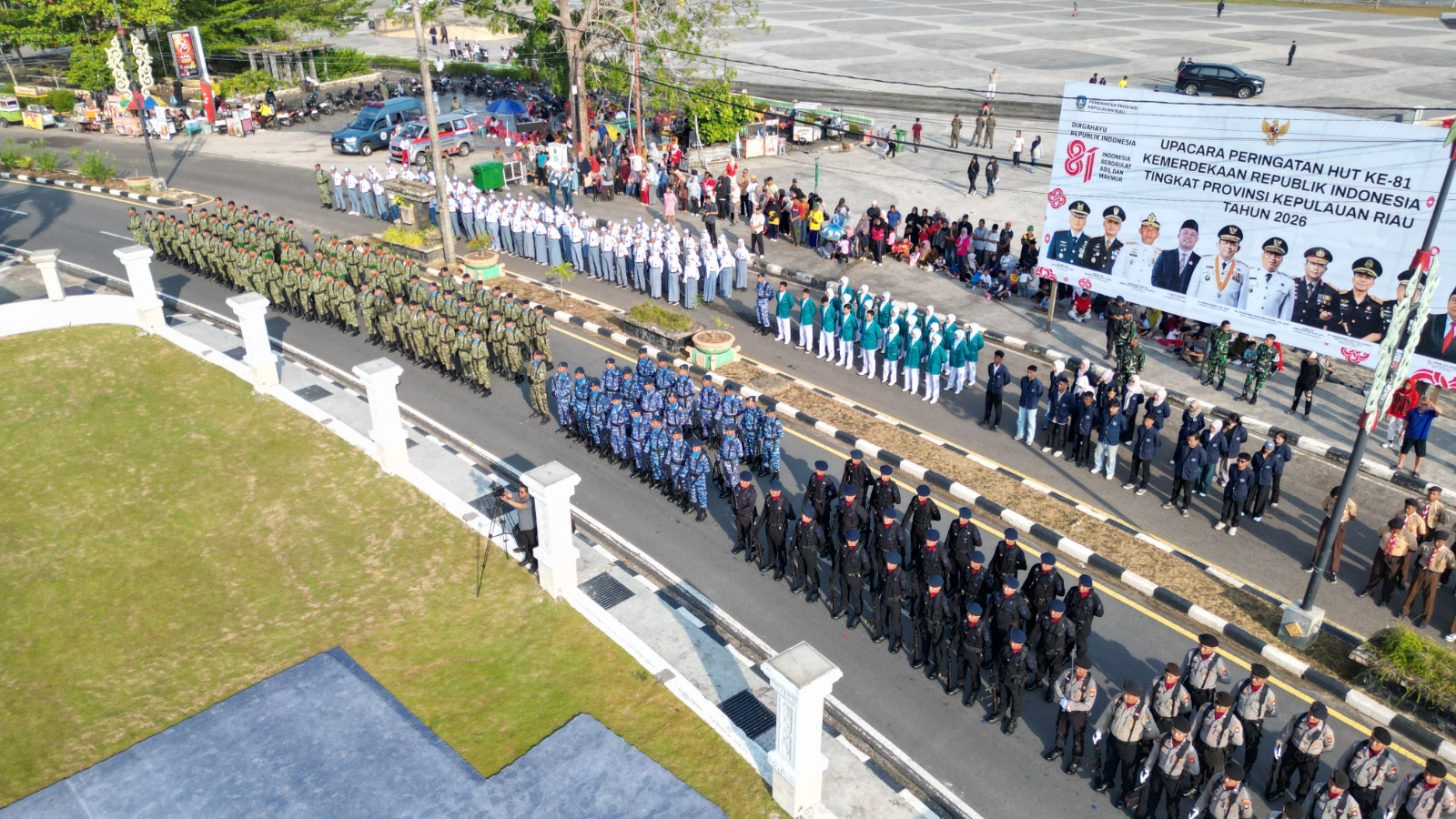 Pimpin Upacara HUT ke-81 RI di Kepri, Gubenur Ansar Tekankan Peran Kepri sebagai Perisai Kedaulatan Maritim Indonesia