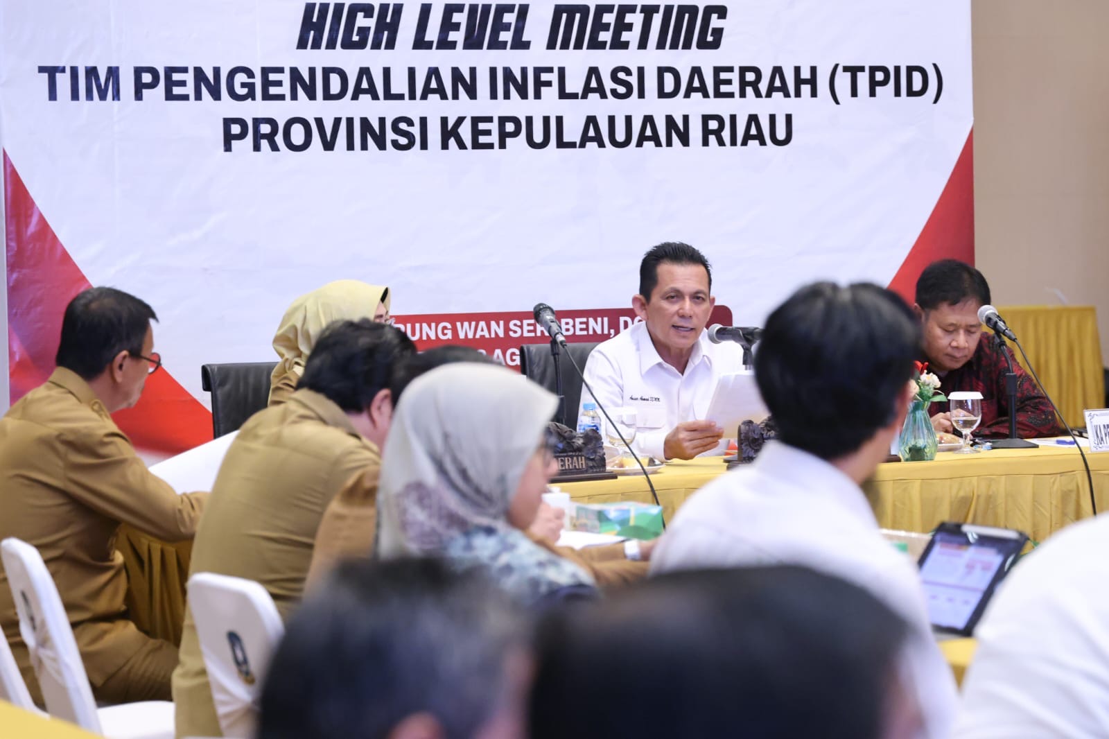 Gubernur Ansar Pimpin High Level Meeting TPID, Perkuat Sinergi Jaga Stabilitas Inflasi di Kepri
