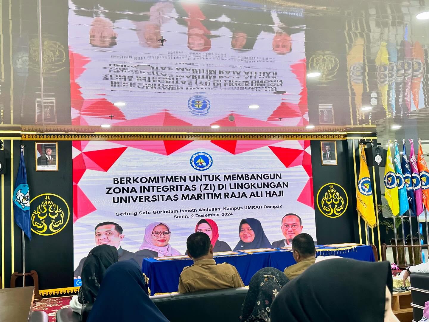 Pencanangan Zona Integritas (ZI) di Lingkungan Universitas Maritim Raja Ali Haji