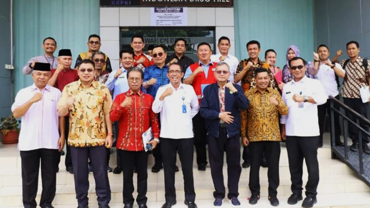 Kunjungan Pansus FP4GNPN DPRD Provinsi Kepri Bersama Bakesbangpol Kepri Ke BNN Provinsi Kepri