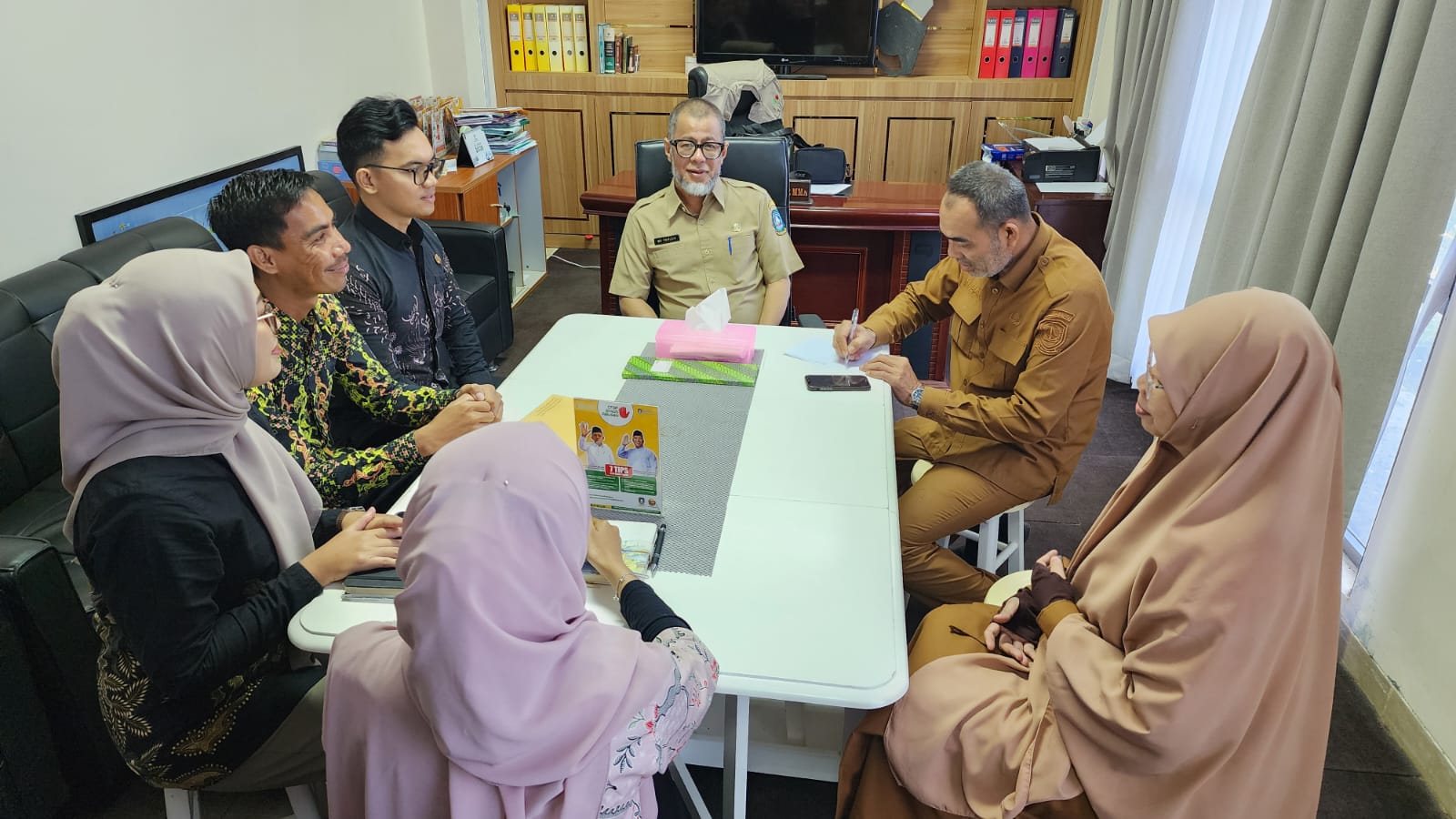 DKP2KH Kepri  Menerima Kunjungan Tim TVRI Kepri : Perkuat Sinergi Meriahkan HUT RI ke-81 dan TVRI ke-64