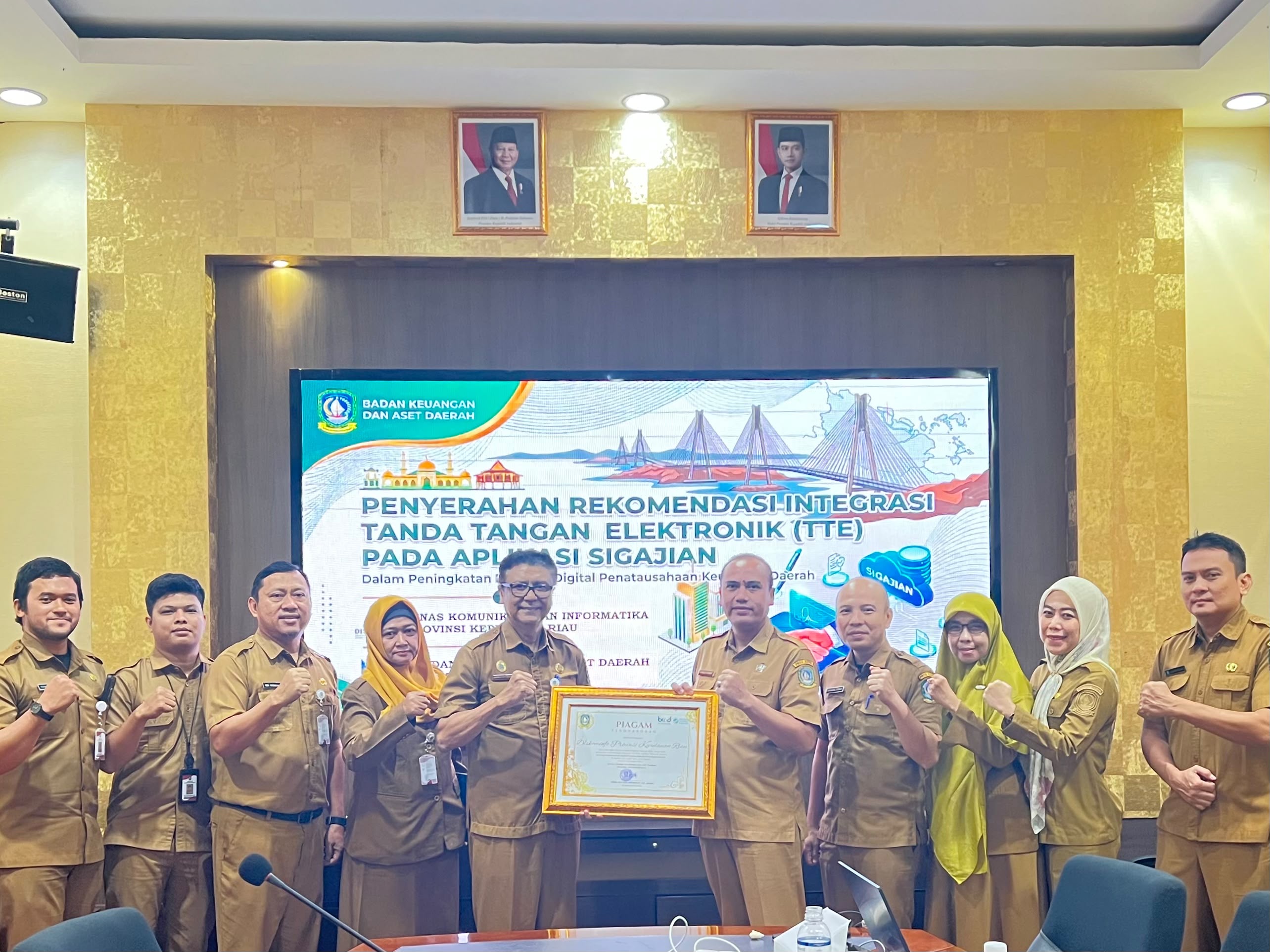 Diskominfo Kepri Perkuat Digitalisasi Keuangan Daerah, SIGAJIAN Resmi Terintegrasi Tanda Tangan Elektronik
