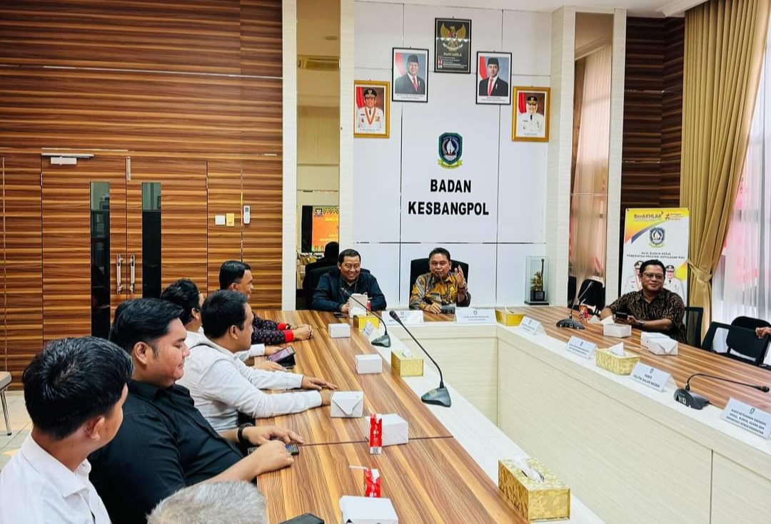 Kepala Badan Kesatuan Bangsa dan Politik Provinsi Kepri Terima Kunjungan Kerja Kasubdit PM BNPT RI