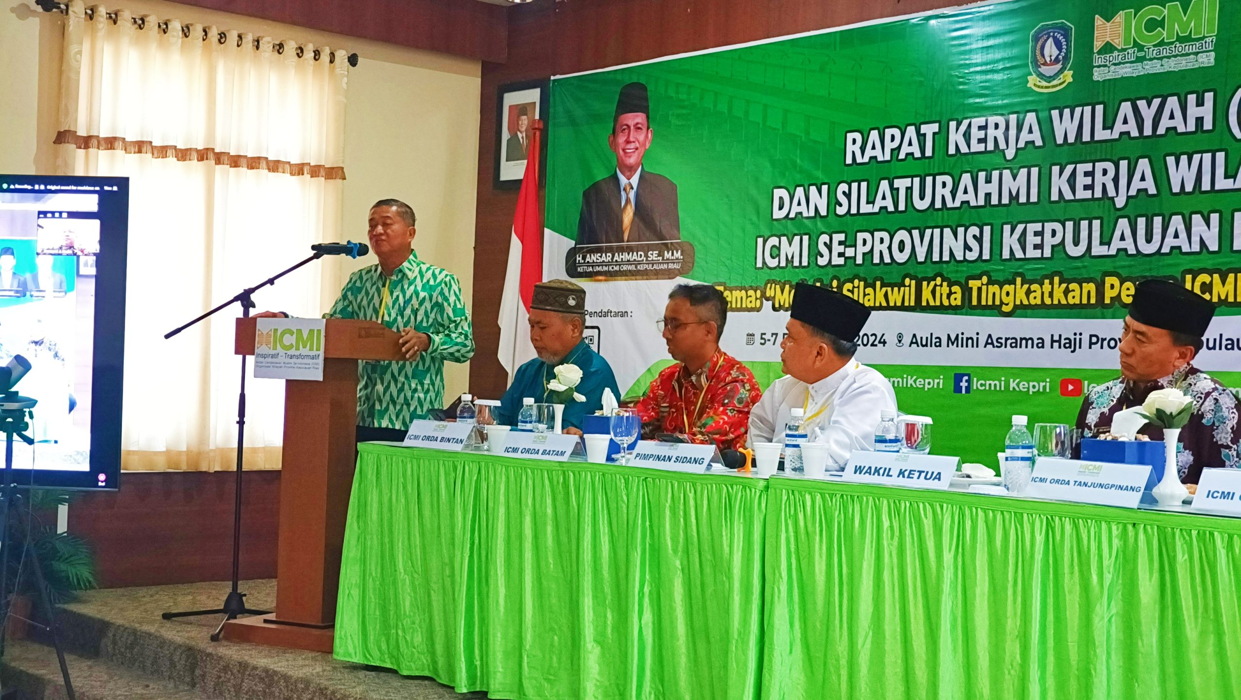 Ketua Harian ICMI Orwil Kepri Dr. lr. Lamidi, MM Minta Pengurus ICMI Ikut Ciptakan Suasana Kondusif dan Damai