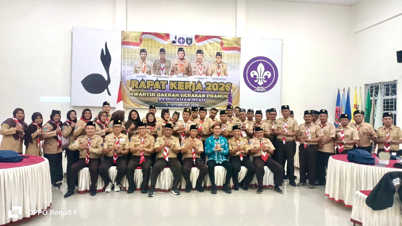 Sekretaris Badan Kesbangpol Kepri, Aludin Andi Menjadi Narasumber Rakerda Kwarda Pramuka Kepri