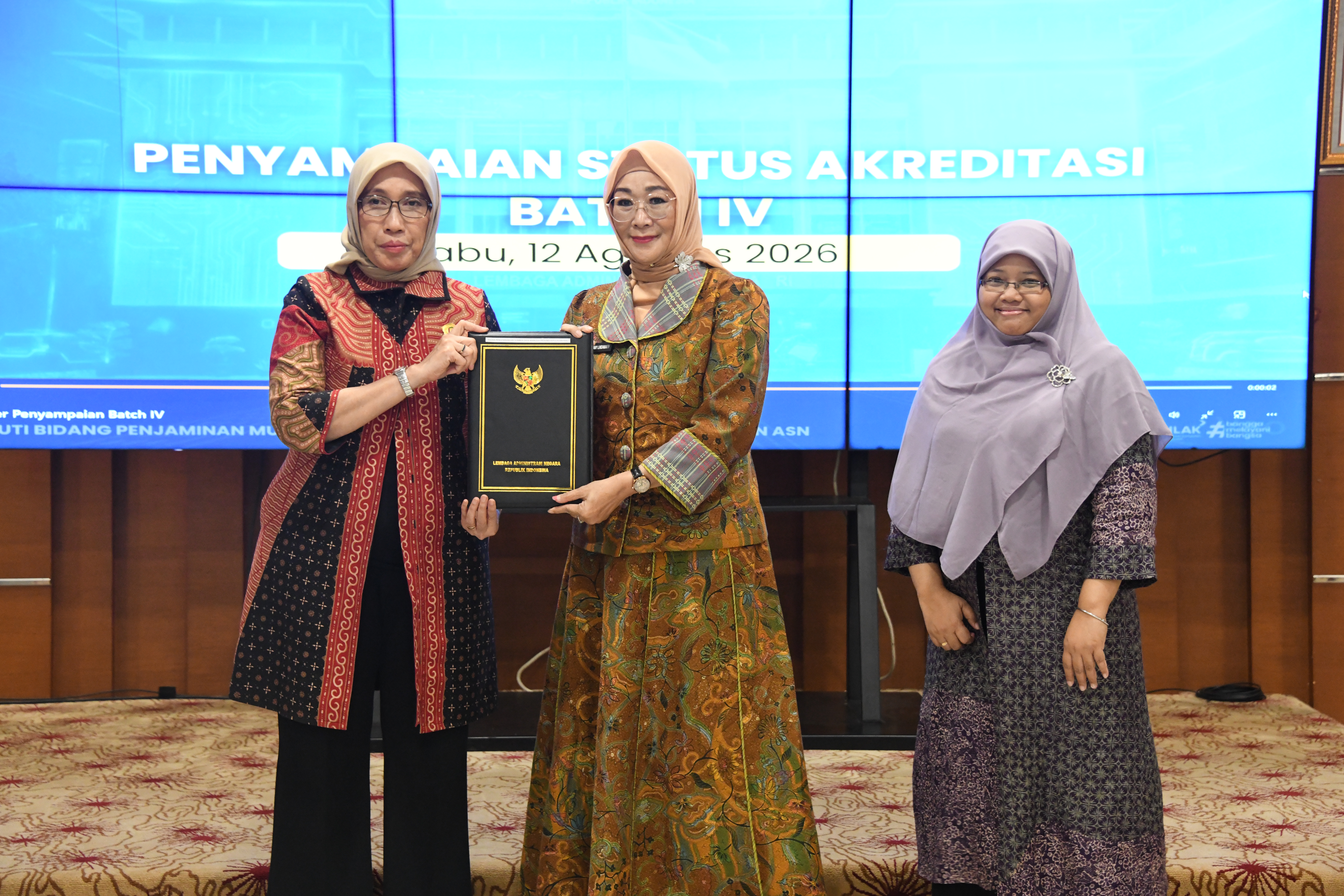 Program Pelatihan BPSDM Kepri Naik Kelas, Akreditasi Program PKA dan PKP Terakreditasi B
