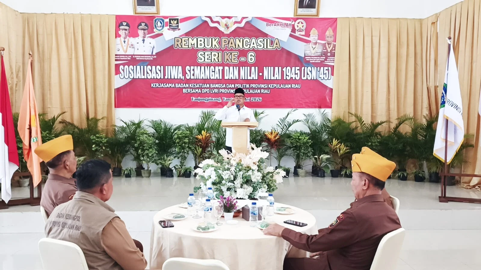 Wakil Gubernur Kepri Dr.Nyanyang Haris Pratamura, SE., M.Si Berikan Penguatan Pada Rembuk Pancasila Seri Ke-6 Tahun 2026