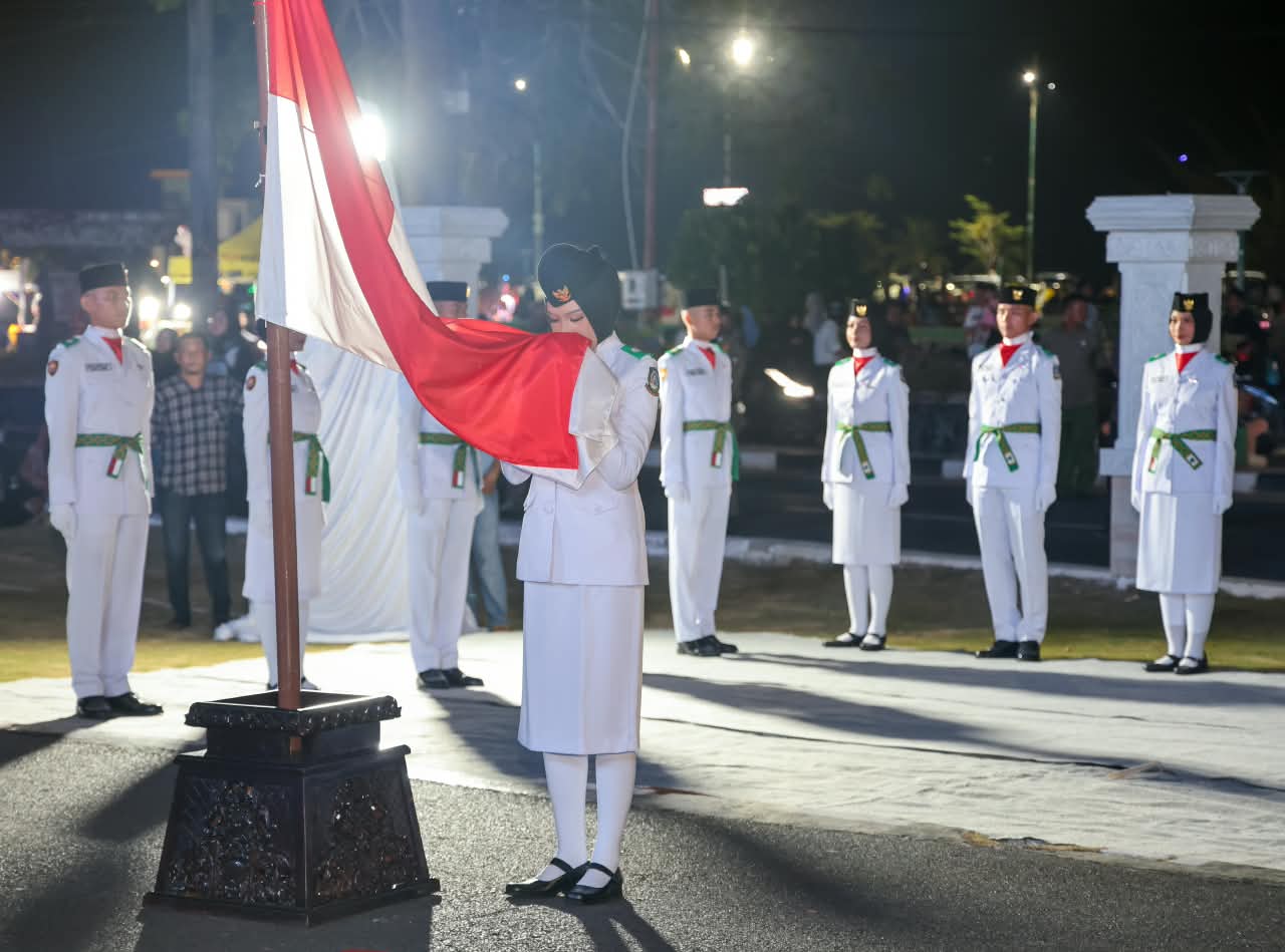 Sebanyak 30 Pelajar Kepri Dikukuhkan sebagai Paskibraka Provinsi 2026