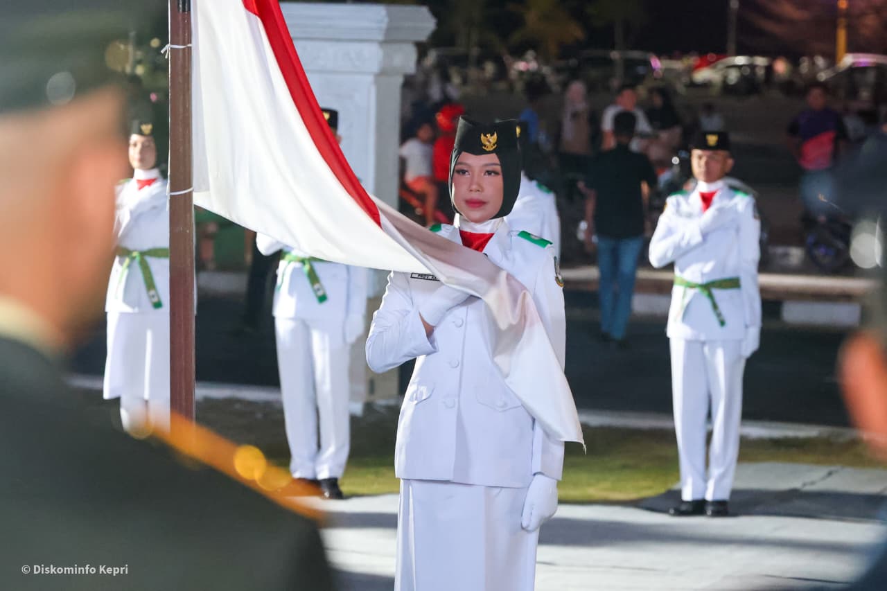 Sebanyak 30 Pelajar Kepri Dikukuhkan sebagai Paskibraka Provinsi 2026