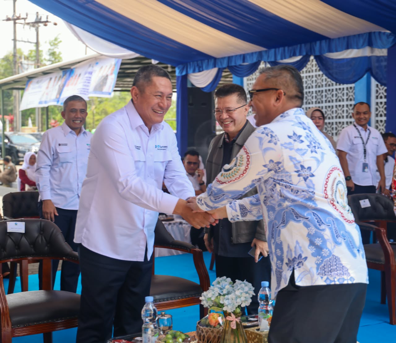Wagub Nyanyang bersama SUCOFINDO dan ABPEDNAS Resmikan Sumur Bor Air Bersih di Toapaya Selatan