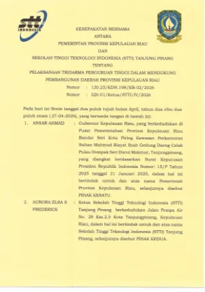 KESBER PROV KEPRI DENGAN STIE