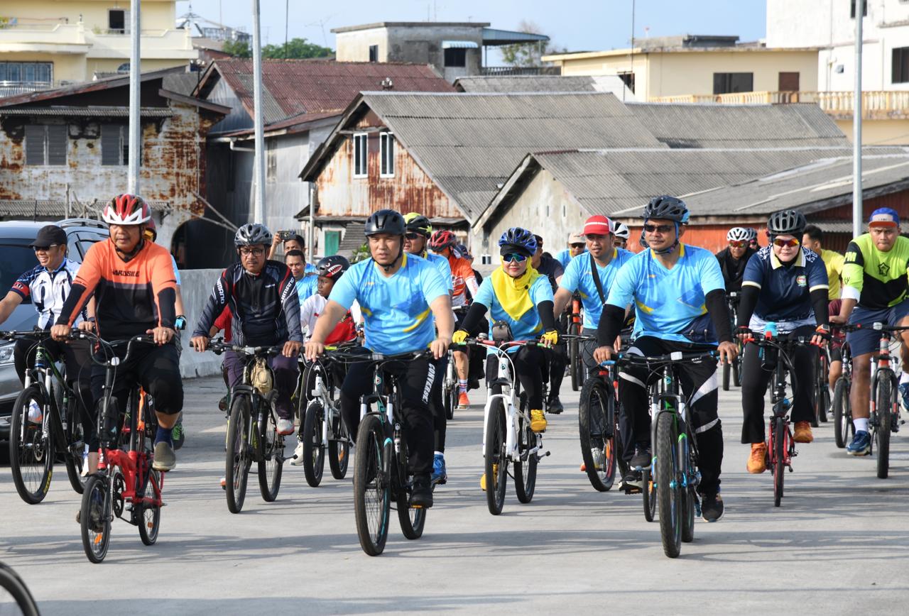ICMI Orda Kota Tanjungpinang Gelar Gowes Sehat Bersama Kepala Daerah