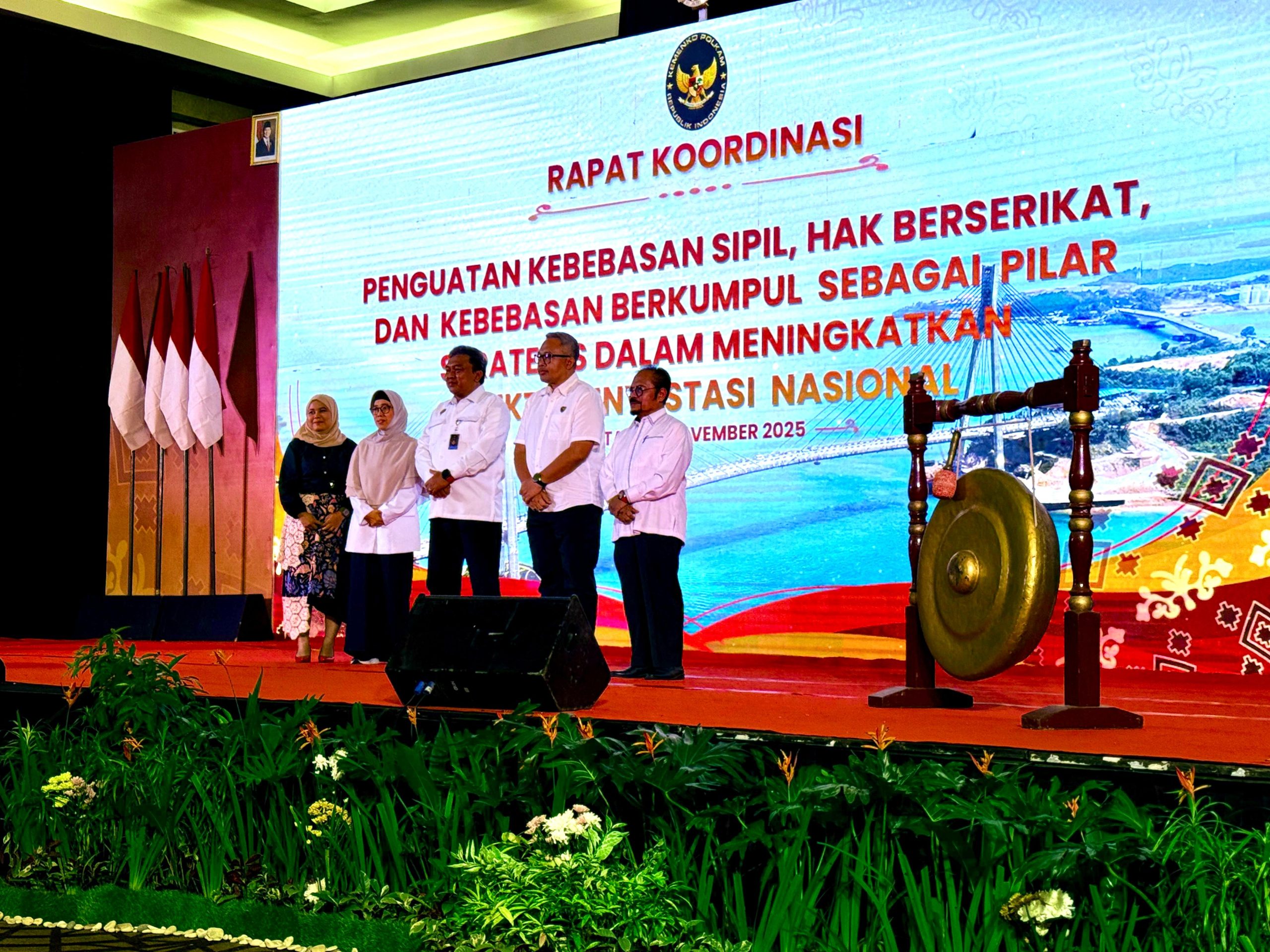 Bakesbangpol Kepri Hadiri Rapat Koordinasi yang Digelar Kemenko Polkam RI