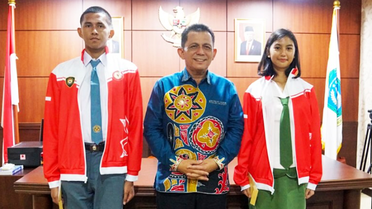 Gubernur Kepulauan Riau, H. Ansar Ahmad, SE, MM Melepas Paskibraka Tingkat Nasional Tahun 2024 Perwakilan Provinsi Kepulauan Riau