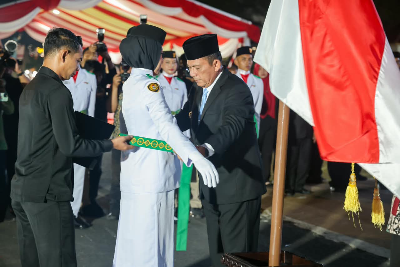 Sebanyak 30 Pelajar Kepri Dikukuhkan sebagai Paskibraka Provinsi 2026