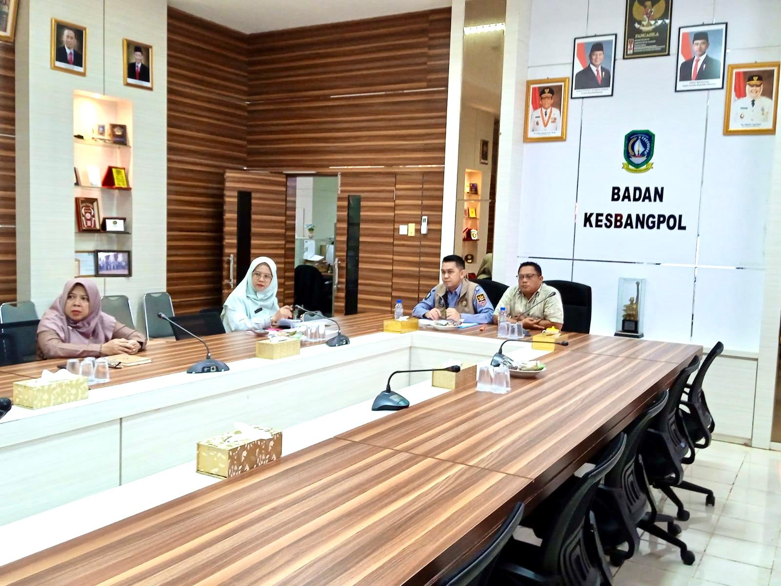 Badan Kesatuan Bangsa dan Politik Dalami Draf Perubahan Peraturan Gubernur Tentang FKUB