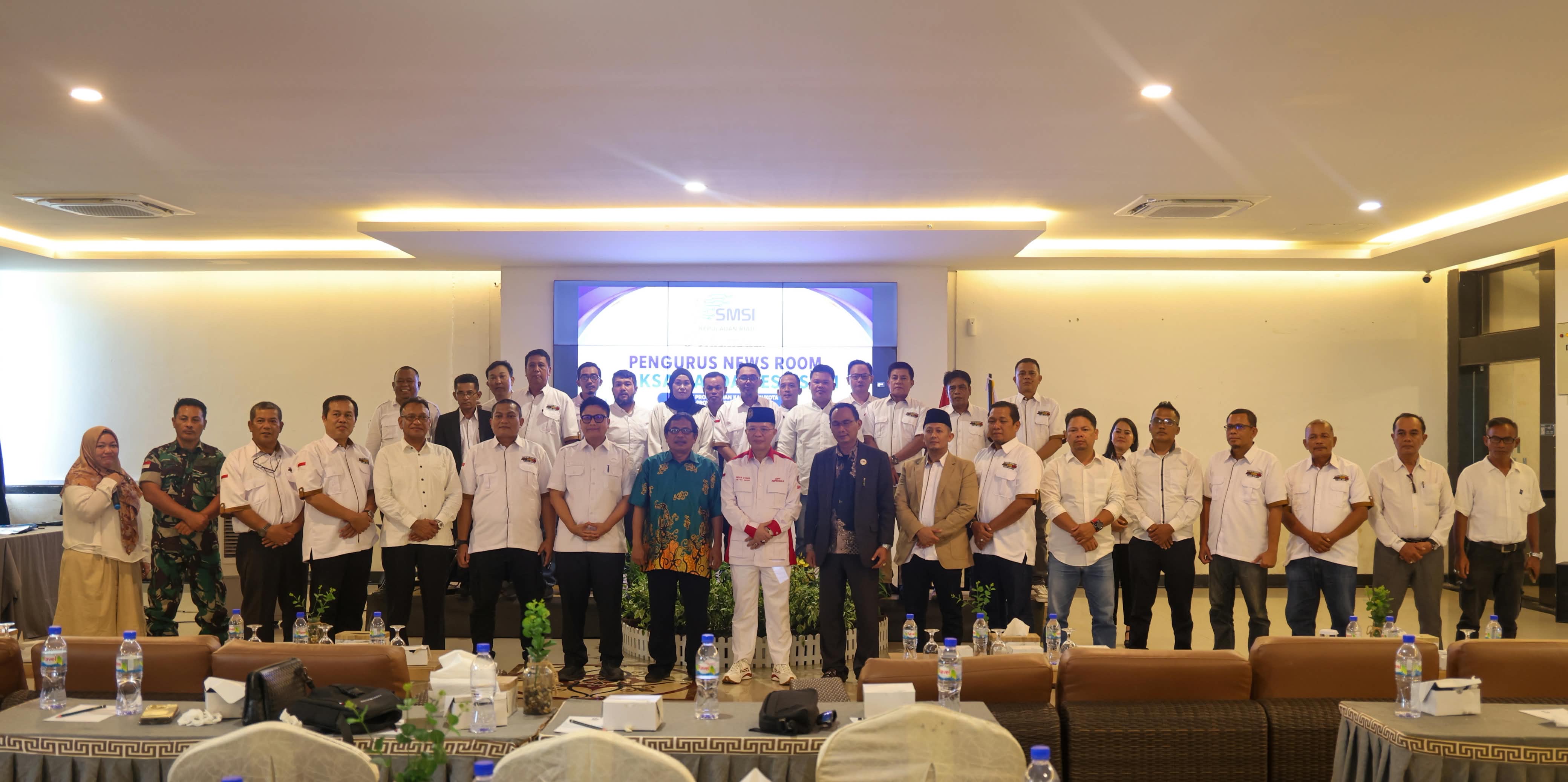 Perkuat Sinergi Informasi, Kadiskominfo Kepri Hadiri Pelantikan Pokja News Room Jaksa Garda Desa