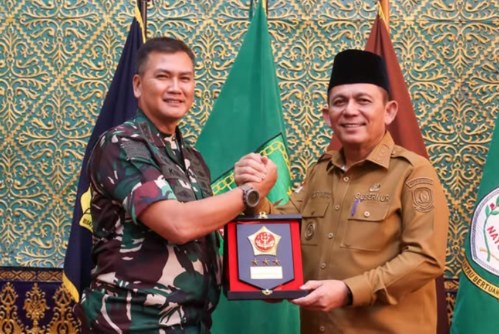 Guna Mempererat Pertahanan Wilayah, Pangkogabwilhan I Bersama Pemerintah Daerah Kepri Audiensi di Gedung Daerah