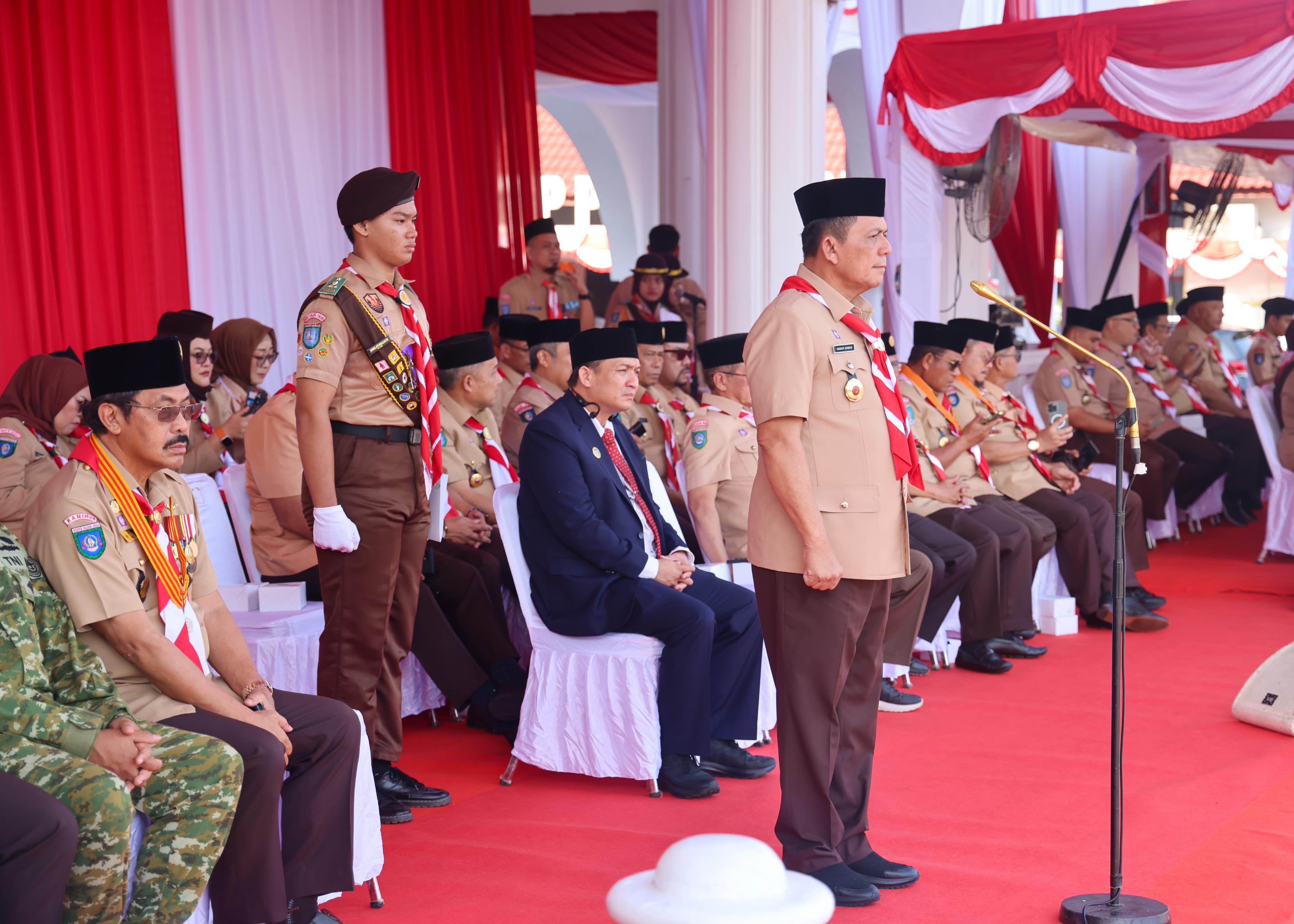 Hari Pramuka ke-65, Gubernur Ansar Dorong Pramuka Ambil Peran Dukung Swasembada Pangan