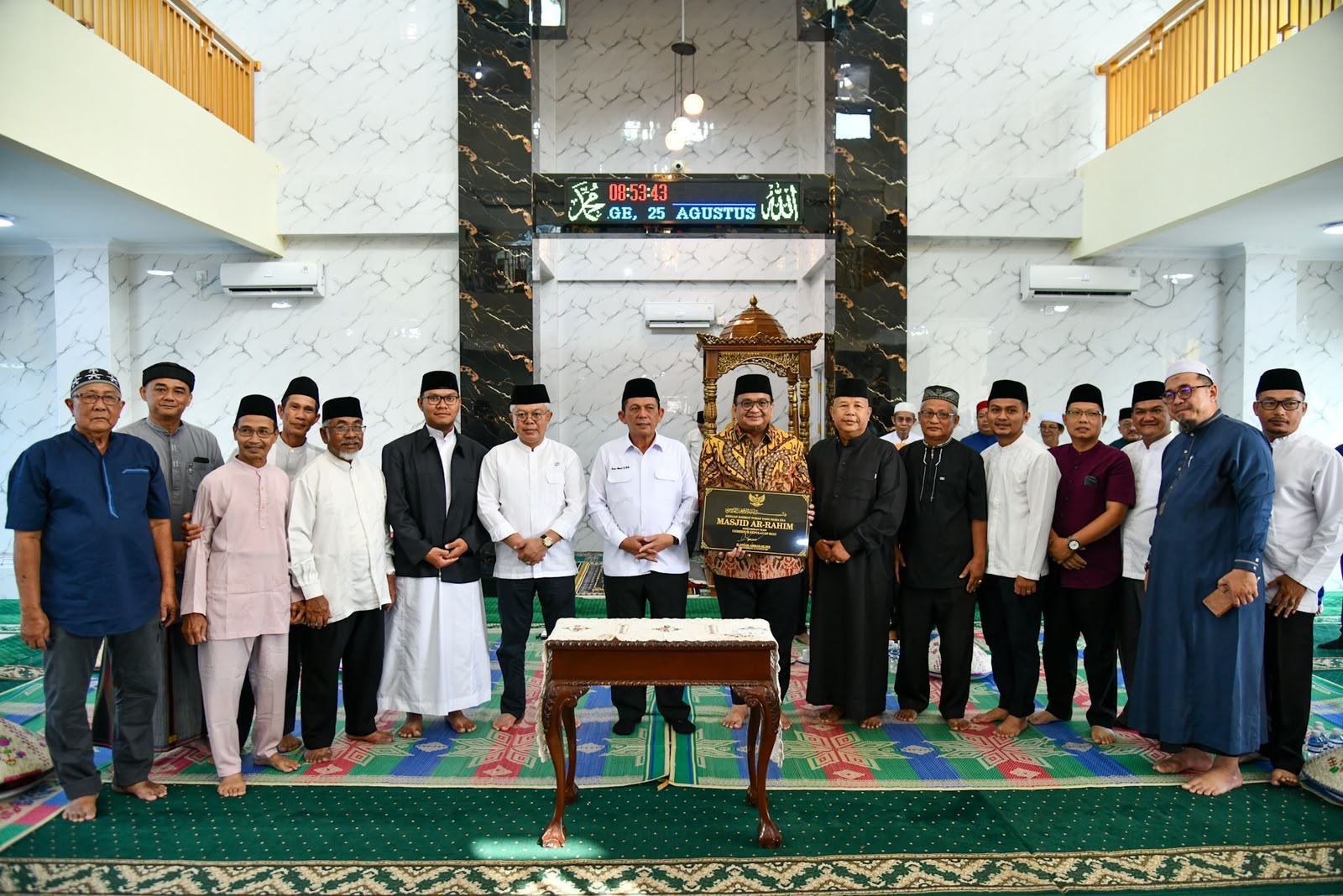 Resmikan Masjid Ar Rahim Teluk Keriting, Ansar: Masjid Benteng Generasi Muda Hadapi Dampak Digitalisasi