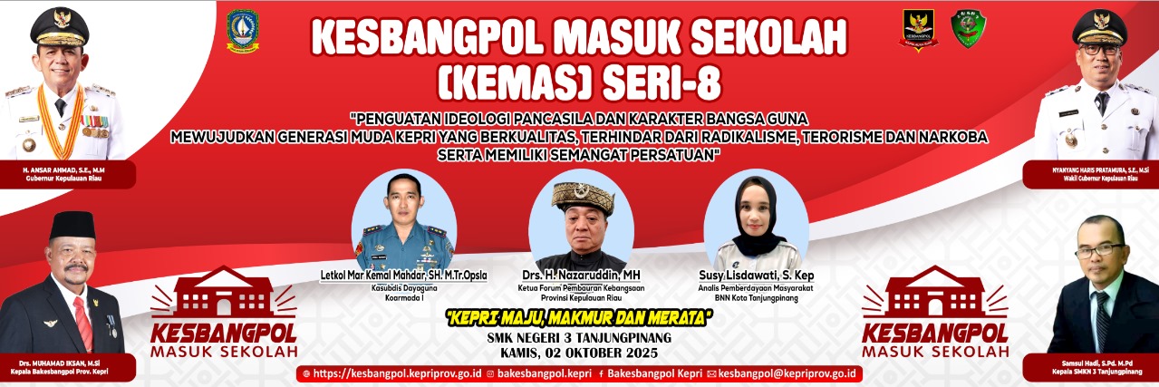 KEMAS Seri ke-8 Kembali Dilanjutkan di SMKN 3 Tanjungpinang