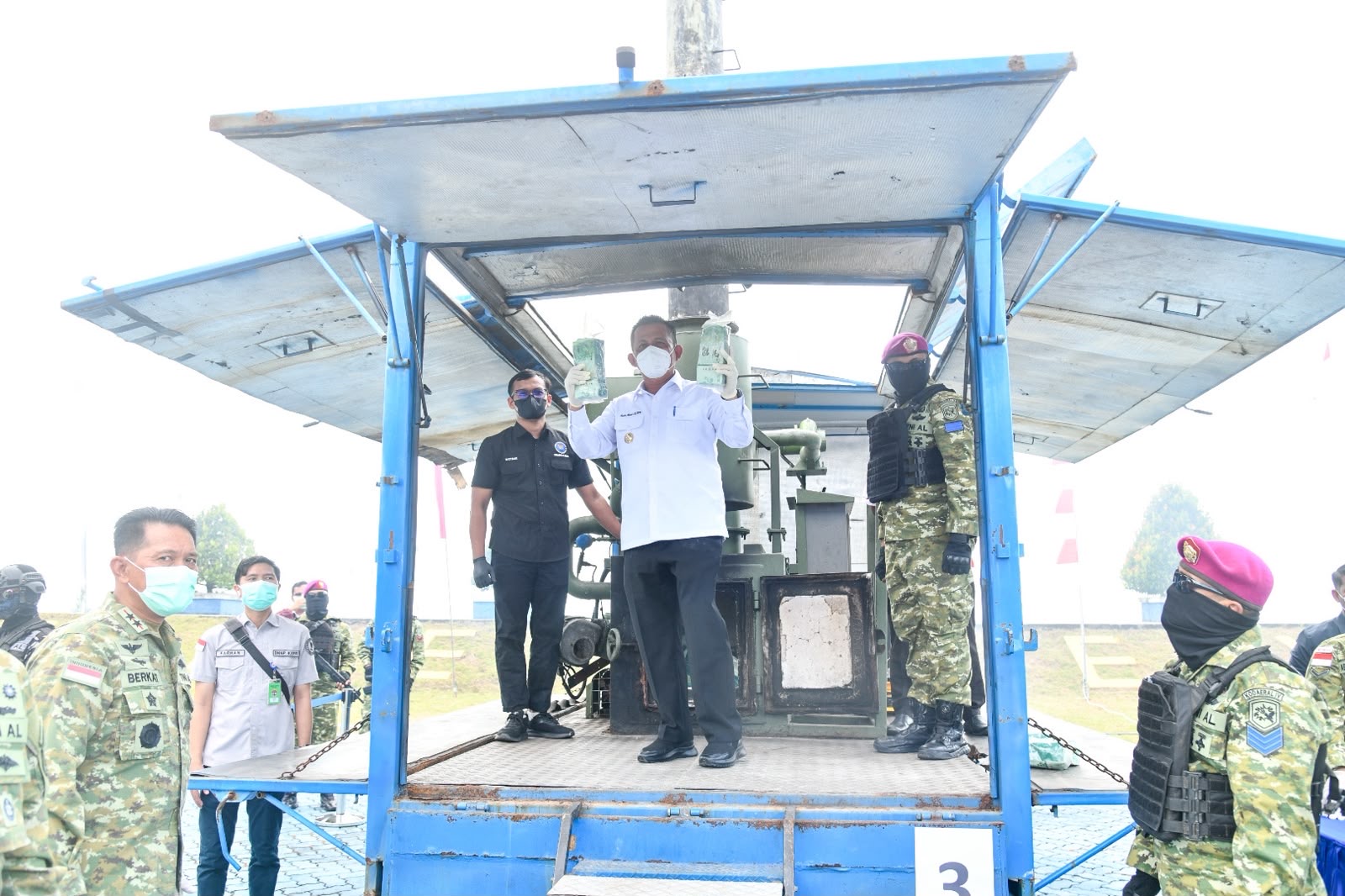 Gubernur Kepri Apresiasi Sinergi Aparat Ungkap 1,3 Ton Ketamine di Perairan Bintan