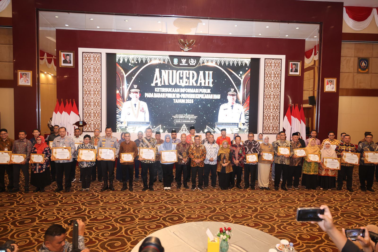 Badan Kesbangpol Kepulauan Riau Raih Peringkat ke 1 Anugerah KIP se- Provinsi Kepri Tahun 2025
