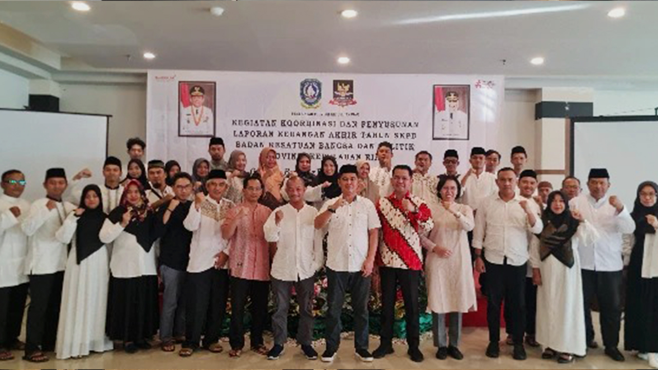 Kepala Bakesbangpol Kepri Raja Hery Mokhrizal, SH., MH. Membuka Kegiatan Koordinasi dan Penyusunan Laporan Keuangan Akhir SKPD Tahun Anggaran 2024