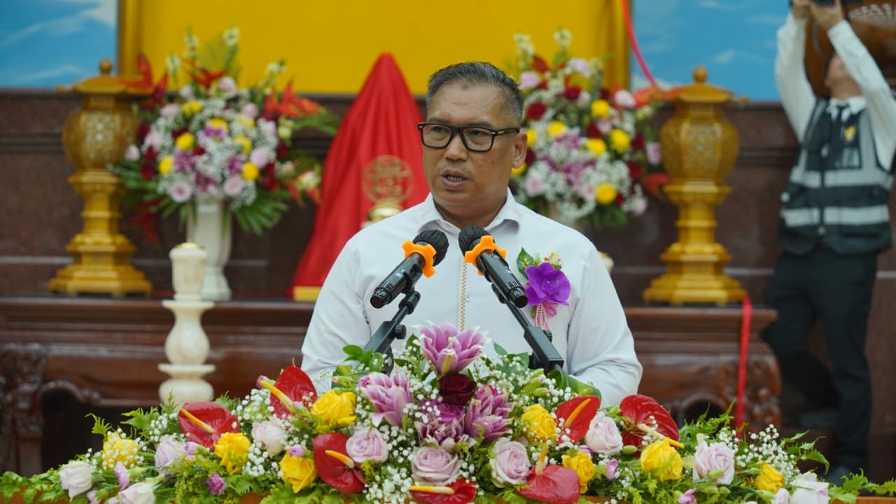 Resmikan Pusdiklat Guang Ji, Wagub Nyanyang Apresiasi Umat Budha Dalam Peran Kehidupan Sosial dan Kemanusiaan