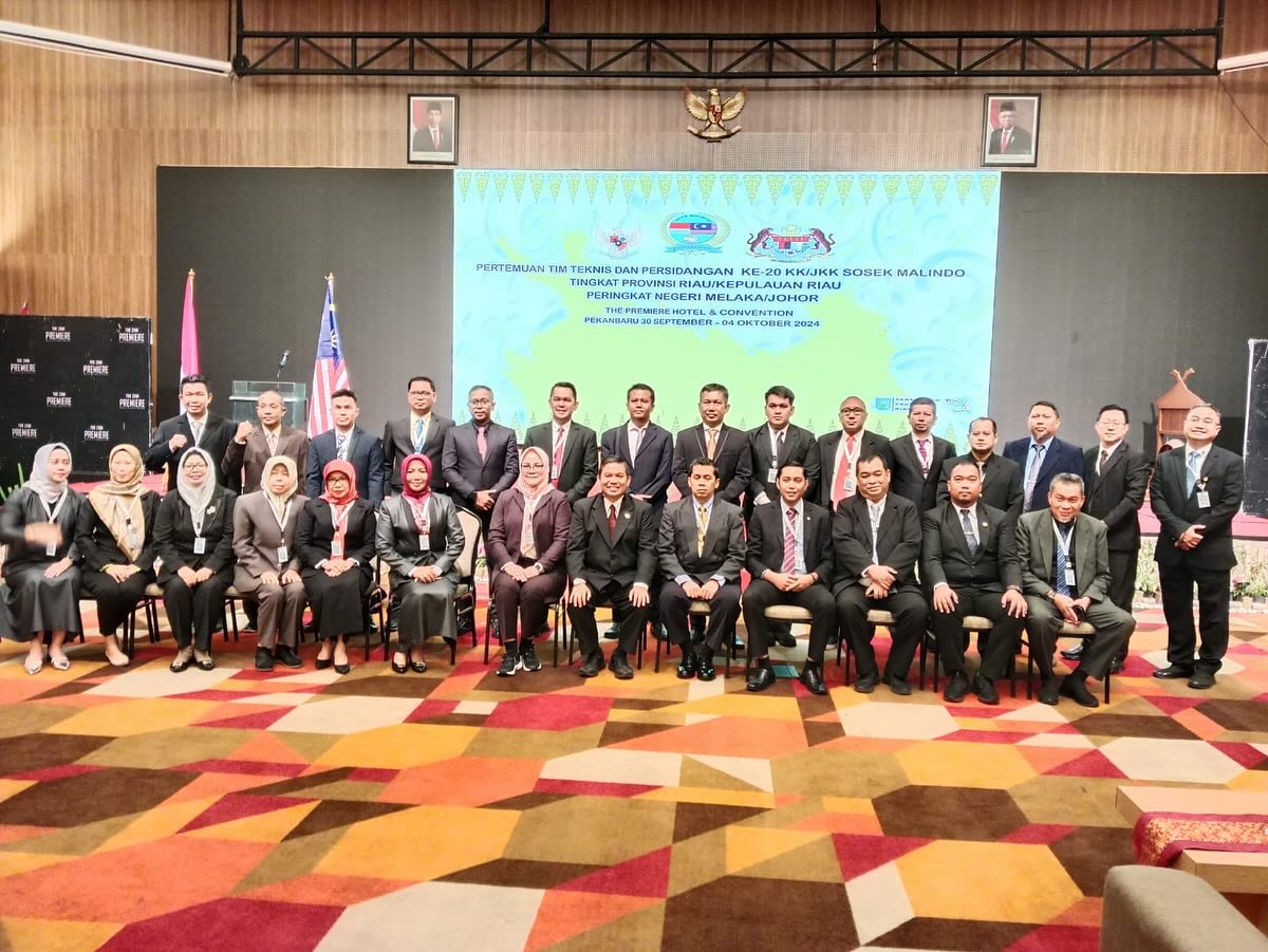 Persidangan Ke-20 KK/JKK Sosek Malindo Tingkat Provinsi Riau/Kepulauan Riau-Peringkat Negeri Melaka/Johor