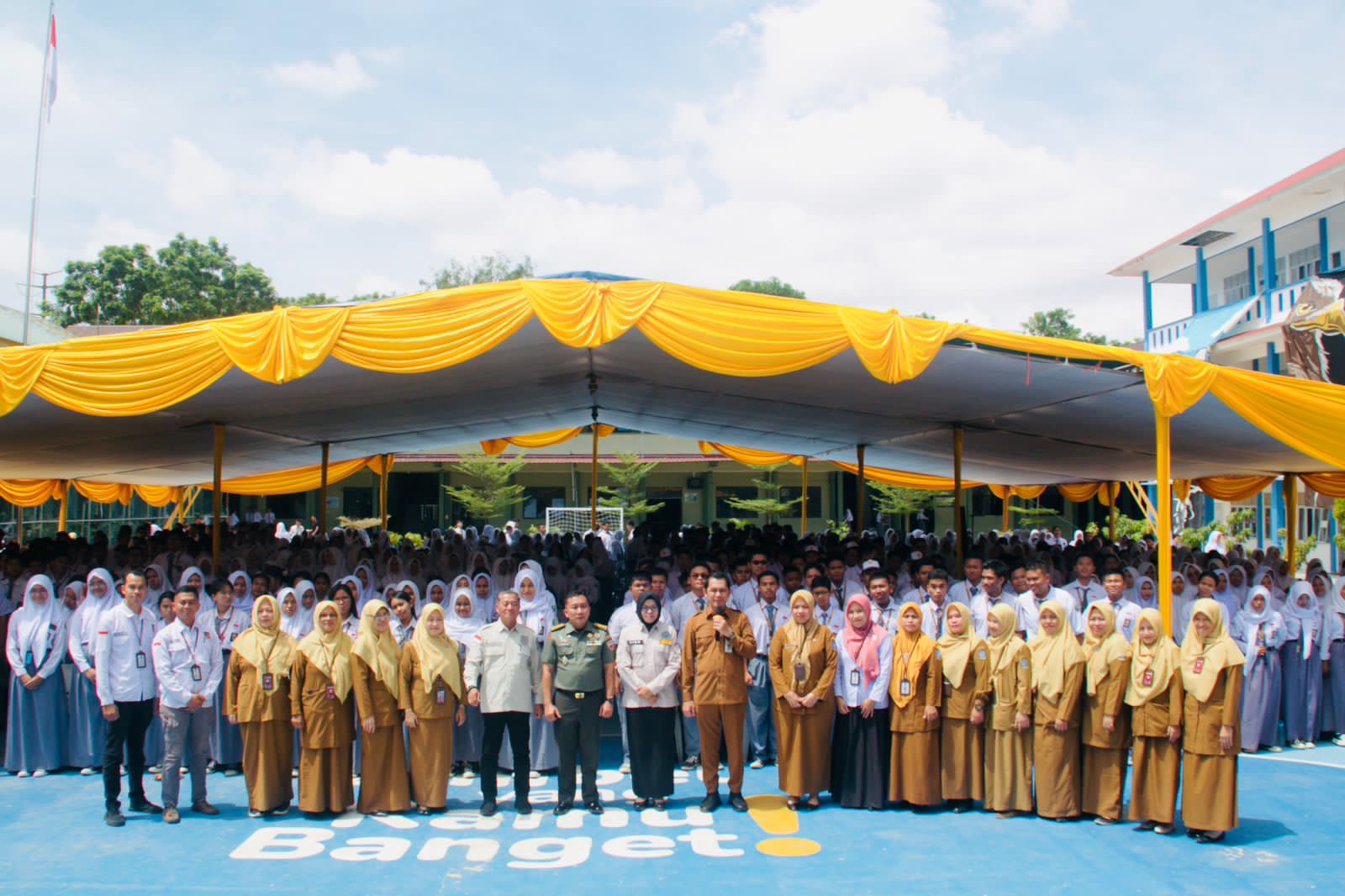1.200 Siswa-Siswi SMA Negeri 3  Batam Antusias Ikuti Kegiatan Kesbangpol Masuk Sekolah (KEMAS)