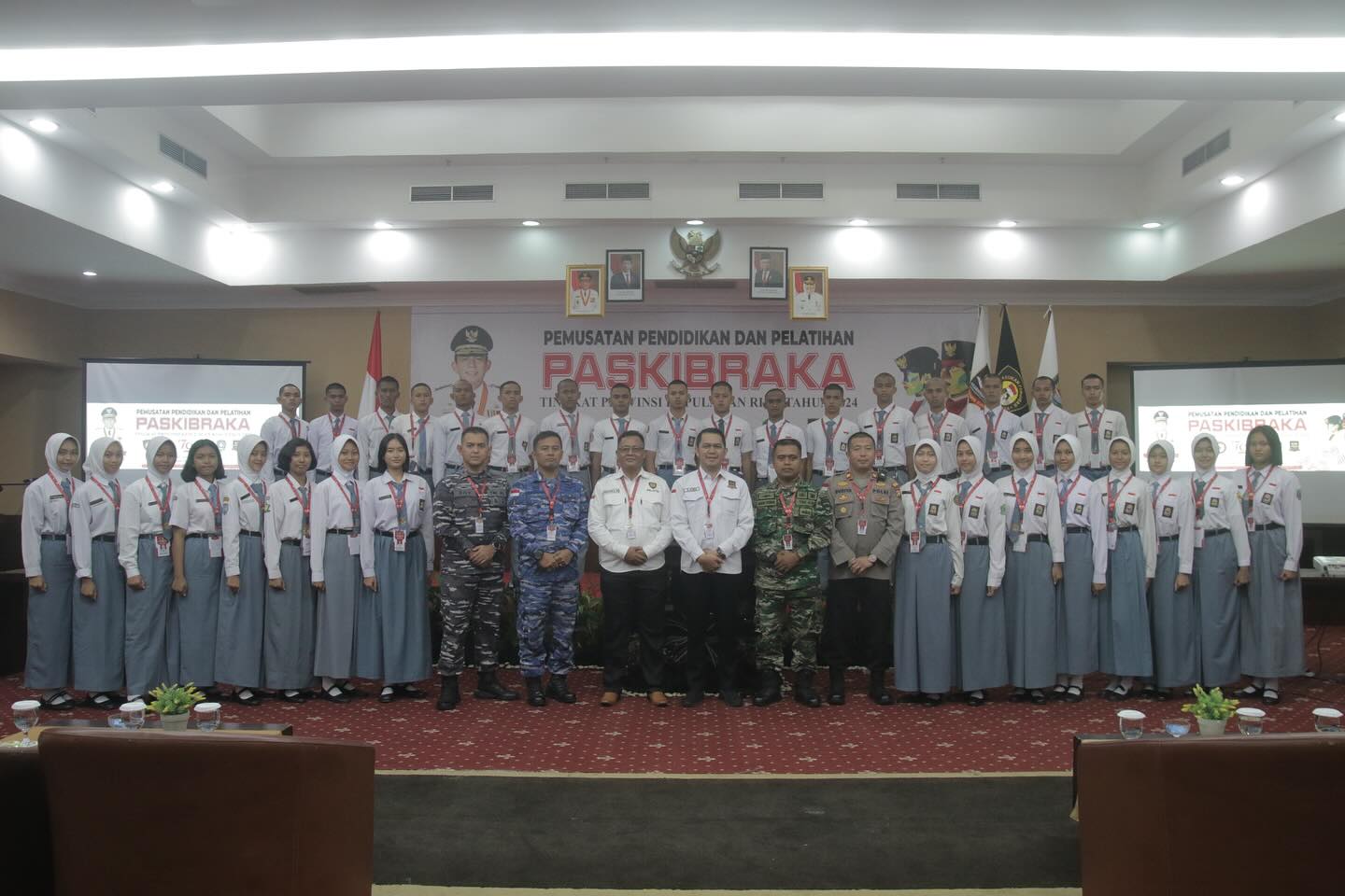 Pembukaan Pemusatan Pendidikan Dan Pelatihan Calon Paskibraka Tingkat Provinsi Kepulauan Riau Tahun 2024