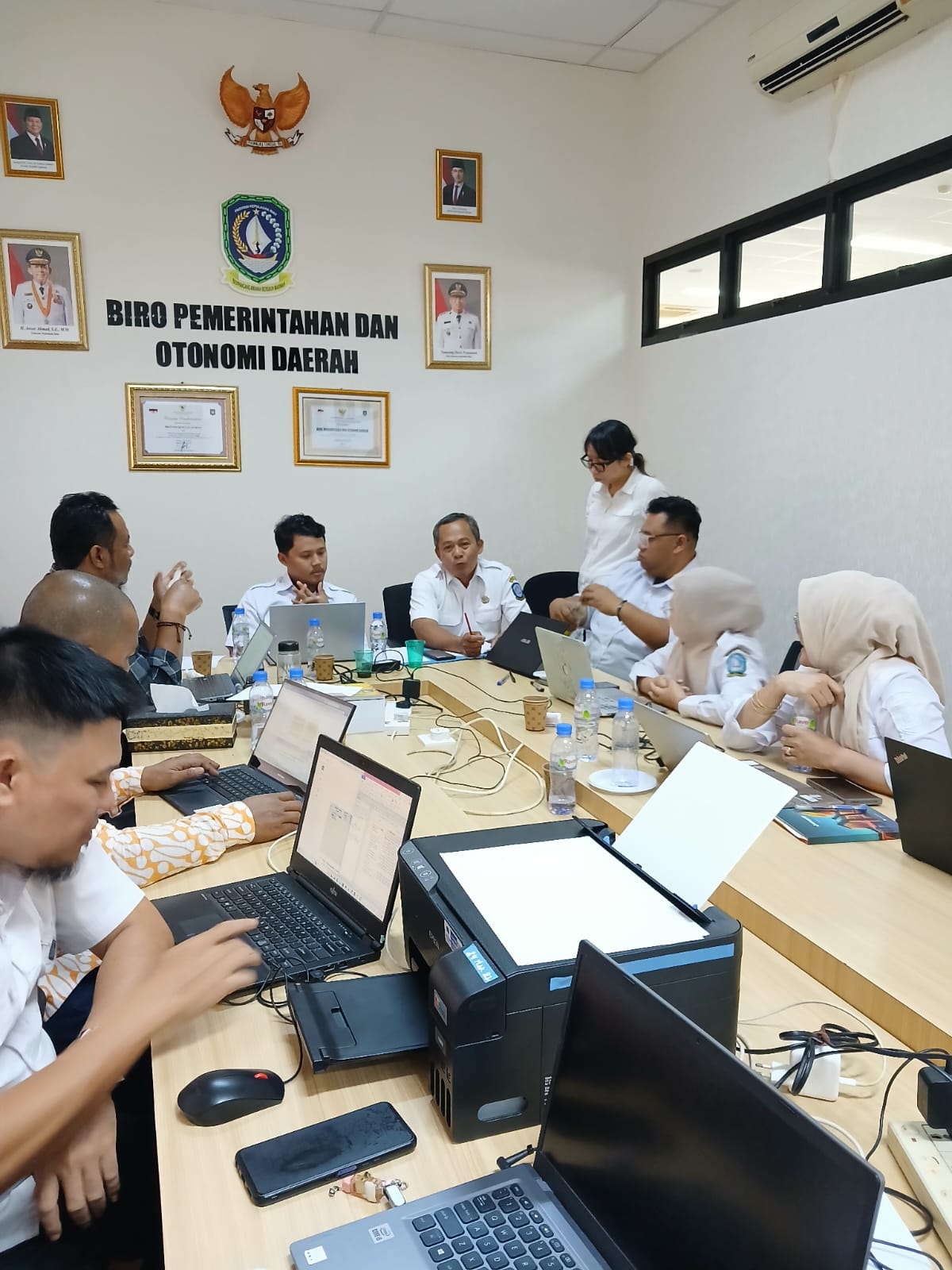 Biro Pemerintahan dan Otonomi Daerah Melaksanakan Desk  Pendampingan Penyusunan LPPD 2025