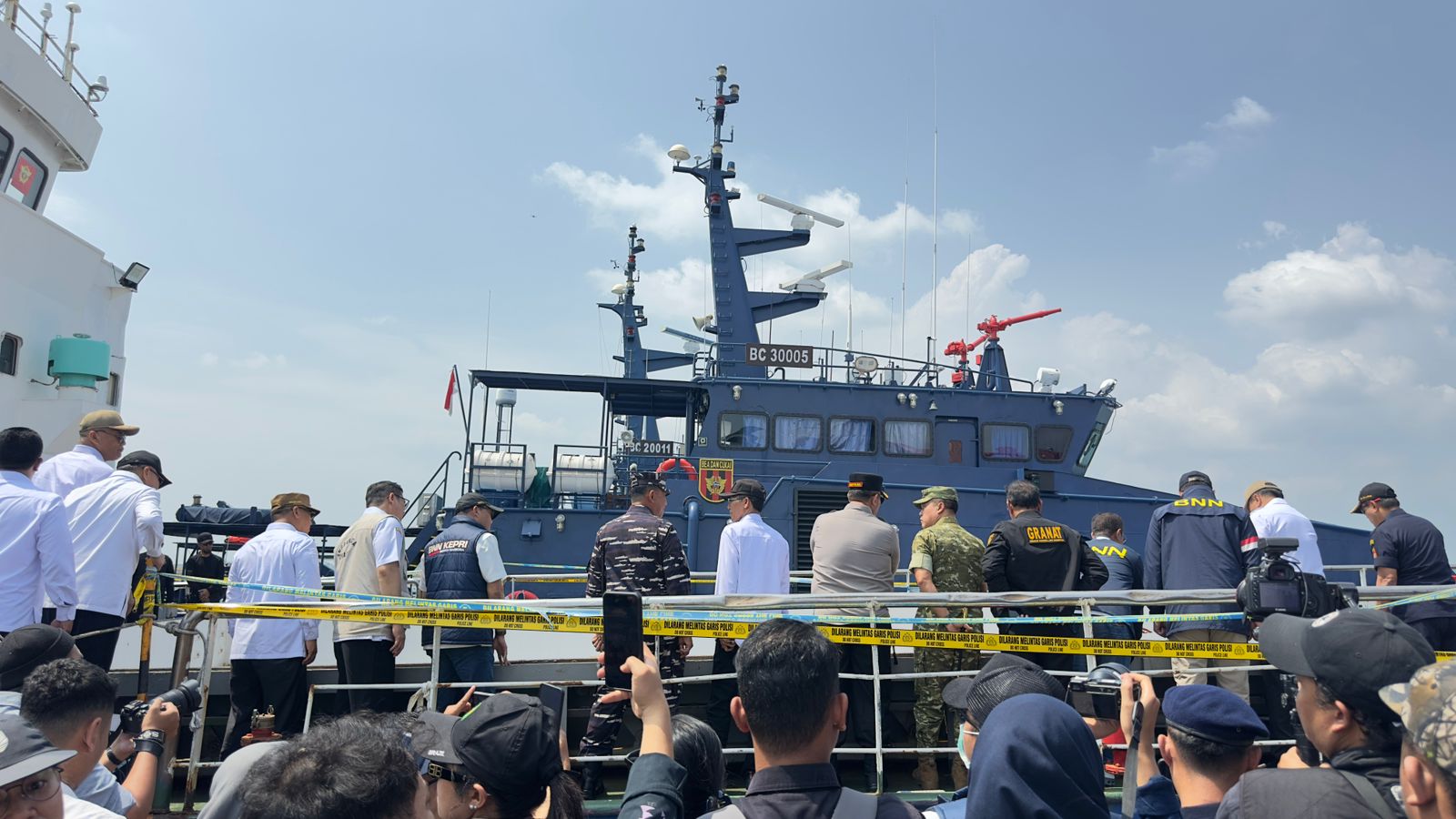 Dokumentasi Joint Operation BNN-Bea Cukai-Polda Kepri