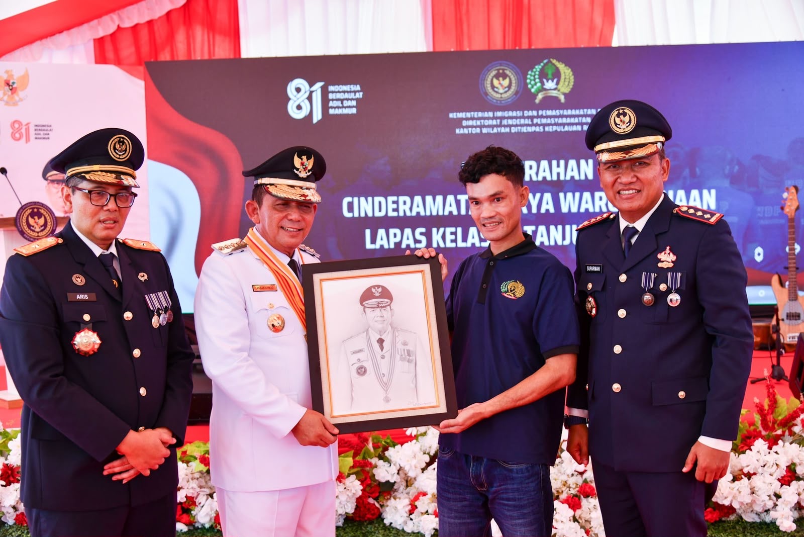 Gubernur Ansar Serahkan Remisi HUT ke-81 RI, 36 Warga Binaan Langsung Bebas