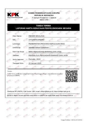 LHKPN 2025 - Fungsional