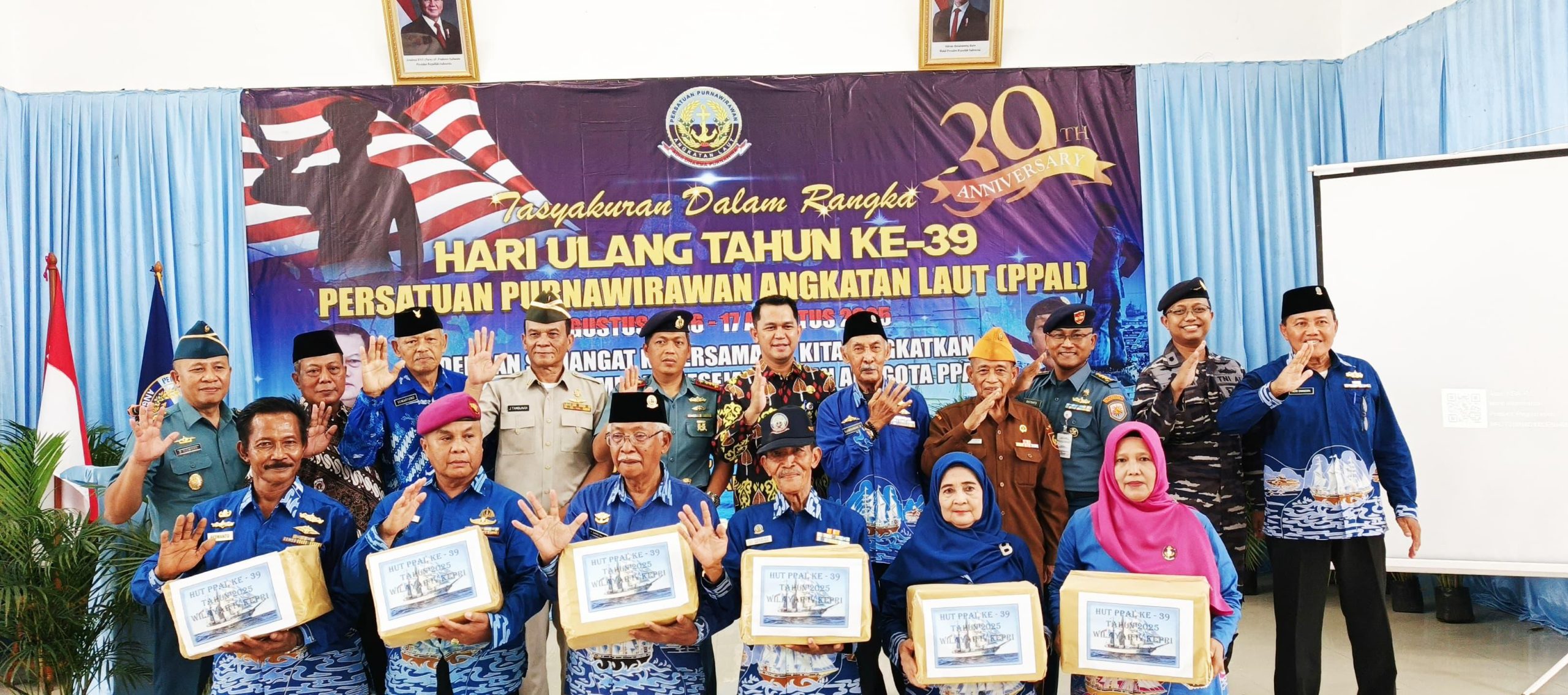 Bakesbangpol Kepri Wakili Gubernur Hadiri Perayaan HUT ke-39 Persatuan Purnawirawan Angkatan Laut
