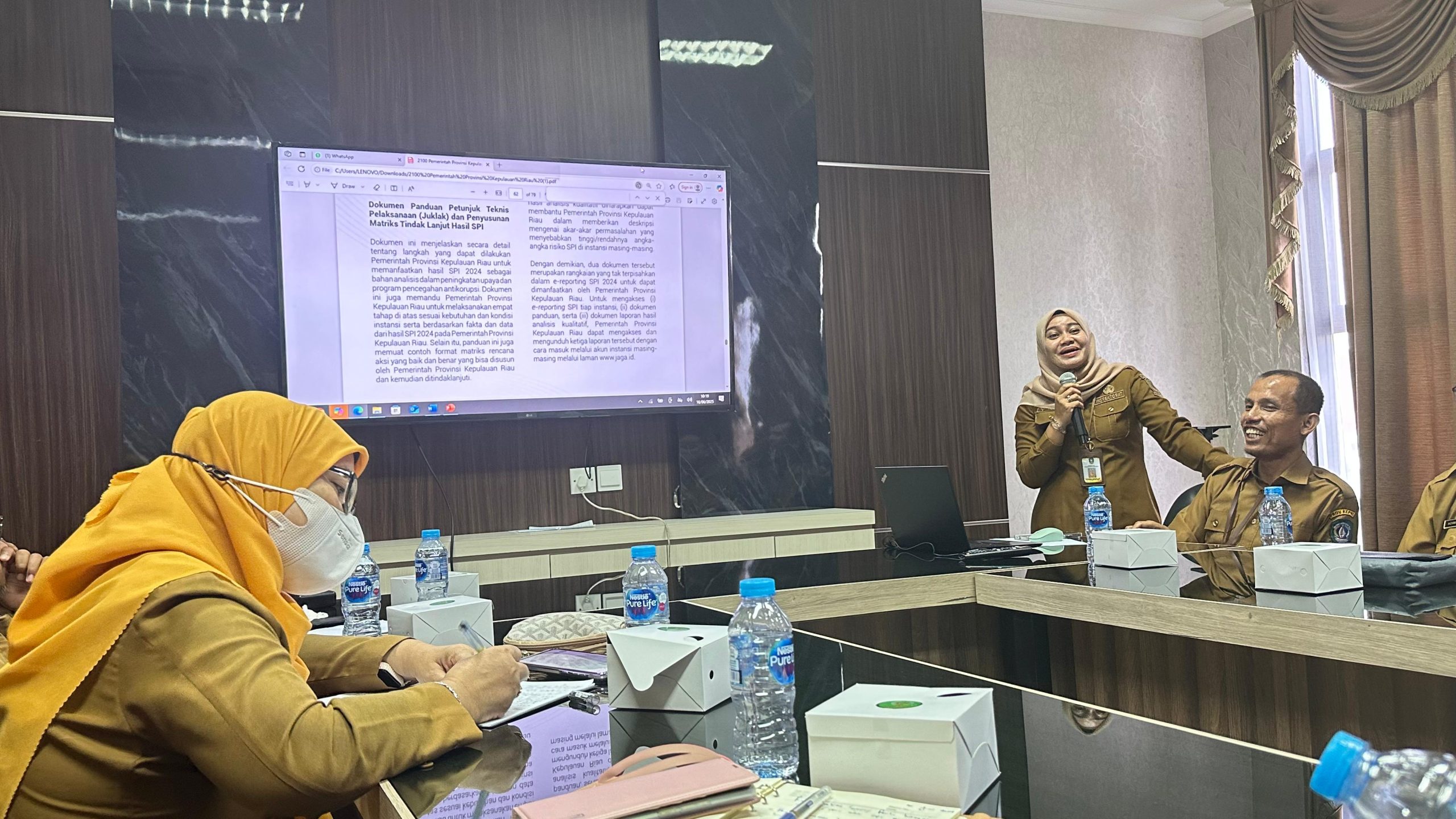 Bakesbangpol Kepri Masuk 5 Besar Terbaik Survey Penilaian Integritas (SPI) oleh KPK RI di Lingkungan Pemprov Kepri Tahun 2024