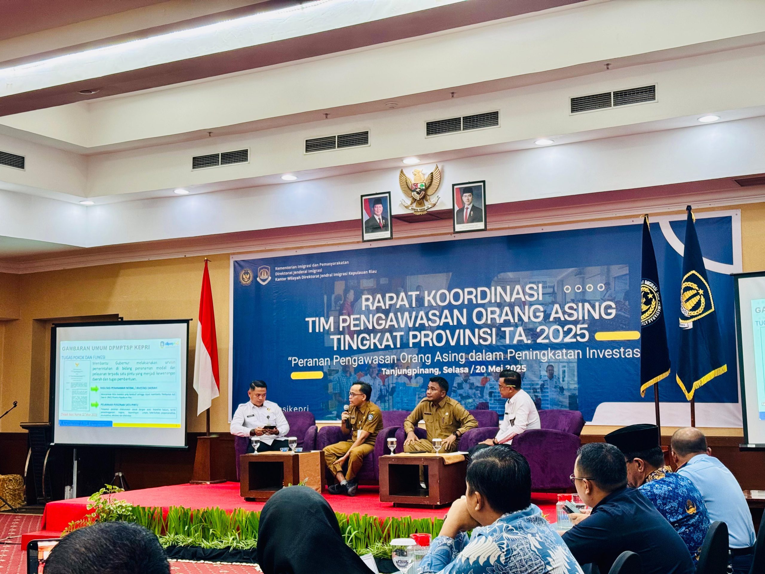 Badan Kesbangpol Kepri Hadiri Rakor Tim Pengawasan Orang Asing di Kepri