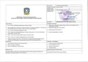SOP Pendokumentasian Informasi Publik